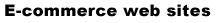 E-commerce web sites